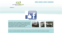 Desktop Screenshot of cristadecor.es